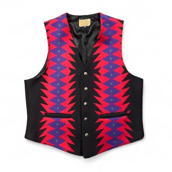 Vintage Pendleton High Grade Westernwear Wool Vest Men’s 44 Made in USA - Picture 1 of 5
